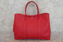 Load image into Gallery viewer, HERMES GARDEN PARTY TPM Epsom leather Rouge casaque A Engraving Tote bag 600120018
