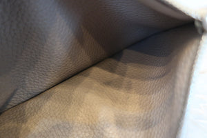 HERMES／エルメス ドゴンGM トゴ ピンク/トゥルティエールグレー □M刻印 財布 700080144