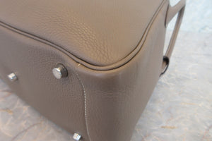 HERMES／エルメス リンディ30 トリヨンクレマンス エトゥープ □L刻印 ショルダーバッグ 700070303