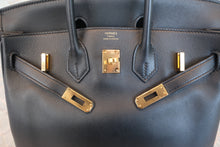 画像をギャラリービューアに読み込む, HERMES／エルメス バーキン25 ヴォースイフト ブラック C刻印 ハンドバッグ 700070282
