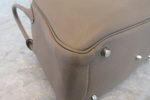 HERMES／エルメス リンディ30 トリヨンクレマンス エトゥープ □L刻印 ショルダーバッグ 700070303