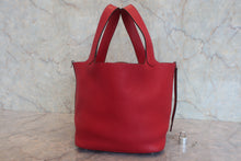 画像をギャラリービューアに読み込む, HERMES／エルメス ピコタンロックＭＭ トリヨンクレマンス ルージュカザック X刻印 ハンドバッグ 800010218
