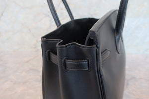 HERMES／エルメス バーキン25 ヴォースイフト ブラック C刻印 ハンドバッグ 700070282