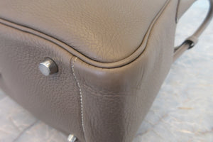 HERMES／エルメス リンディ30 トリヨンクレマンス エトゥープ □L刻印 ショルダーバッグ 700070303