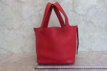 画像をギャラリービューアに読み込む, HERMES／エルメス ピコタンロックＭＭ トリヨンクレマンス ルージュカザック X刻印 ハンドバッグ 800010218
