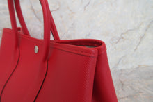 Load image into Gallery viewer, HERMES GARDEN PARTY TPM Epsom leather Rouge casaque A Engraving Tote bag 600120018
