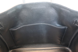 HERMES／エルメス バーキン25 ヴォースイフト ブラック C刻印 ハンドバッグ 700070282