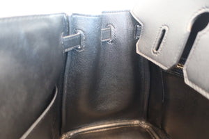 HERMES／エルメス バーキン25 ヴォースイフト ブラック C刻印 ハンドバッグ 700070282