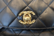 將圖片載入圖庫檢視器 CHANEL/シャネル マトラッセチェーンショルダーバッグ ラムスキン ブラック/ゴールド金具 ショルダーバッグ 800080241
