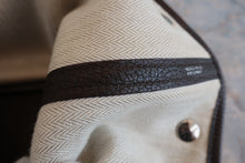 将图片加载到图库查看器，HERMES  GARDEN PARTY PM Negonda leather Ebene T刻印 Tote bag 800070181
