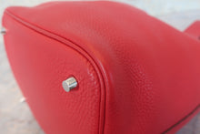 画像をギャラリービューアに読み込む, HERMES／エルメス ピコタンロックＭＭ トリヨンクレマンス ルージュカザック X刻印 ハンドバッグ 800010218
