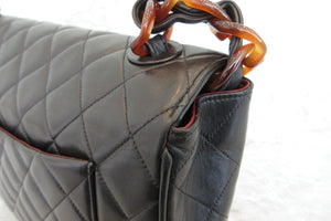 CHANEL/シャネル マトラッセべっ甲チェーンショルダーバッグ ラムスキン ブラック/ゴールド金具 ショルダーバッグ 700050044