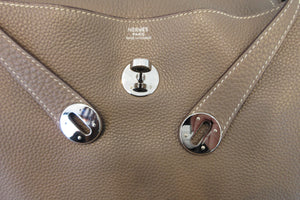 HERMES／エルメス リンディ30 トリヨンクレマンス エトゥープ □L刻印 ショルダーバッグ 700070303