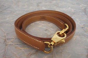 HERMES KELLY 32 Box carf leather Natural 〇Y Engraving Shoulder bag 700070129