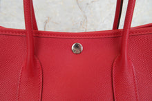 Load image into Gallery viewer, HERMES GARDEN PARTY TPM Epsom leather Rouge casaque A Engraving Tote bag 600120018
