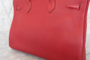 HERMES／エルメス バーキン35 トゴ ルージュガランス □I刻印 ハンドバッグ 700070122