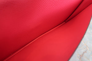 HERMES／エルメス ベアンスフレ ヴォーエプソン ローズエクストリーム D刻印 財布 700060103