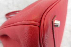 HERMES／エルメス バーキン35 トゴ ルージュガランス □I刻印 ハンドバッグ 700070122