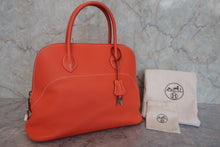 画像をギャラリービューアに読み込む, HERMES／エルメス ボリードリラックス35 ヴォーエプソン オレンジポピー T刻印 ハンドバッグ 800020055
