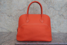 画像をギャラリービューアに読み込む, HERMES／エルメス ボリードリラックス35 ヴォーエプソン オレンジポピー T刻印 ハンドバッグ 800020055
