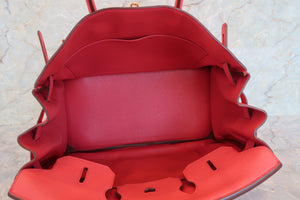 HERMES／エルメス バーキン35 トリヨンクレマンス ブーゲンビリア □Ｎ刻印 ハンドバッグ 700080007