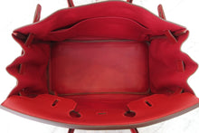 將圖片載入圖庫檢視器 HERMES／エルメス バーキン35 トゴ ルージュガランス □I刻印 ハンドバッグ 700070122
