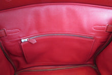 將圖片載入圖庫檢視器 HERMES／エルメス バーキン35 トゴ ルージュガランス □I刻印 ハンドバッグ 700070122

