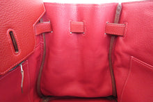 將圖片載入圖庫檢視器 HERMES／エルメス バーキン35 トゴ ルージュガランス □I刻印 ハンドバッグ 700070122
