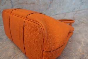 HERMES GARDEN PARTY TPM Negonda leather Orange □P Engraving Tote bag 700050074