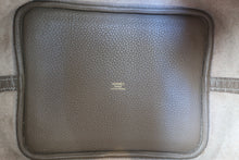將圖片載入圖庫檢視器 HERMES／エルメス ピコタンロックＭＭ トリヨンクレマンス エトゥープ C刻印 ハンドバッグ 700120227
