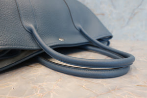 HERMES／エルメス ガーデンパーティPM ネゴンダ ブルートンペット T刻印 トートバッグ 700040016