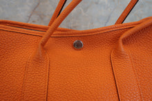 Load image into Gallery viewer, HERMES GARDEN PARTY TPM Negonda leather Orange □P Engraving Tote bag 700050074
