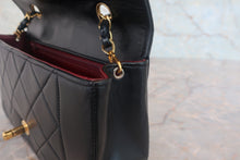 将图片加载到图库查看器，CHANEL/香奈儿 戴妃 CF 链条包 羊皮 Black/Gold hadware(黑色/金色金属) 肩背包 800030170
