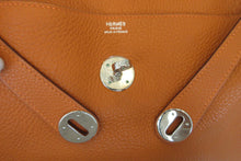 Load image into Gallery viewer, HERMES LINDY 34 Clemence leather Orange □K Engraving Shoulder bag 600110177
