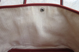 HERMES／エルメス ガーデンパーティPM ネゴンダ ルージュガランス □M刻印 トートバッグ 700080049