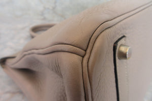 HERMES／エルメス バーキン35 トリヨンクレマンス トゥルティエールグレー □E刻印 ハンドバッグ 700060282