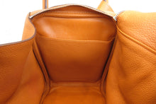 Load image into Gallery viewer, HERMES LINDY 34 Clemence leather Orange □K Engraving Shoulder bag 600110177
