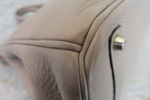 HERMES／エルメス バーキン35 トリヨンクレマンス トゥルティエールグレー □E刻印 ハンドバッグ 700060282