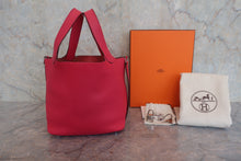 画像をギャラリービューアに読み込む, HERMES／エルメス ピコタンロックＰＭ トリヨンクレマンス ローズエクストリーム A刻印 ハンドバッグ 800020002
