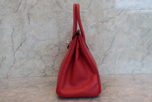 Load image into Gallery viewer, HERMES BIRKIN 30 Epsom leather Rouge □J Engraving Hand bag 700100085
