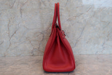 Load image into Gallery viewer, HERMES BIRKIN 30 Epsom leather Rouge □J Engraving Hand bag 700100085
