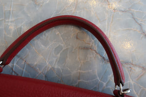 HERMES／エルメス ケリー32 トリヨンクレマンス ルージュガランス □K刻印 ショルダーバッグ 700070299