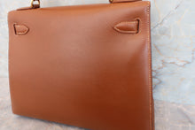 将图片加载到图库查看器，HERMES KELLY 28 Graine Couchevel leather Gold 〇X刻印 Shoulder bag 600070187/30060149
