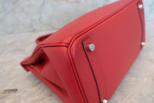 Load image into Gallery viewer, HERMES BIRKIN 30 Epsom leather Rouge □J Engraving Hand bag 700100085
