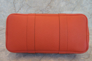 HERMES／エルメス ガーデンパーティPM ネゴンダ カプシーヌ □Q刻印 トートバッグ 700080050
