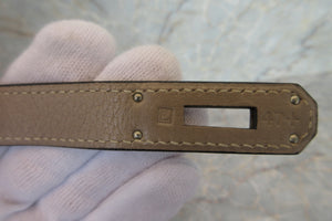 HERMES／エルメス バーキン35 トリヨンクレマンス トゥルティエールグレー □E刻印 ハンドバッグ 700060282