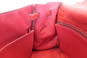 HERMES／エルメス ケリー32 トリヨンクレマンス ルージュガランス □K刻印 ショルダーバッグ 700070299