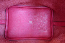 將圖片載入圖庫檢視器 HERMES／エルメス ピコタンロックＰＭ トリヨンクレマンス ローズエクストリーム D刻印 ハンドバッグ 700060251
