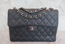 画像をギャラリービューアに読み込む, CHANEL/シャネル 中マトラッセシングルフラップチェーンショルダーバッグ キャビアスキン ブラック/シルバー金具 ショルダーバッグ 800050147
