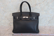 画像をギャラリービューアに読み込む, HERMES／エルメス バーキン30 トリヨンクレマンス ブラック □K刻印 ハンドバッグ 700070288
